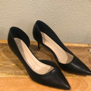Catherine Malandrino Glore Black d'Orsay Pump